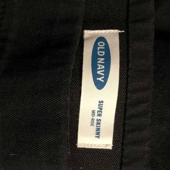 NWT - OLD NAVY Super Skinny Mid-Rise Black Jeggings - Size 6 Regular - Picture 4 of 6